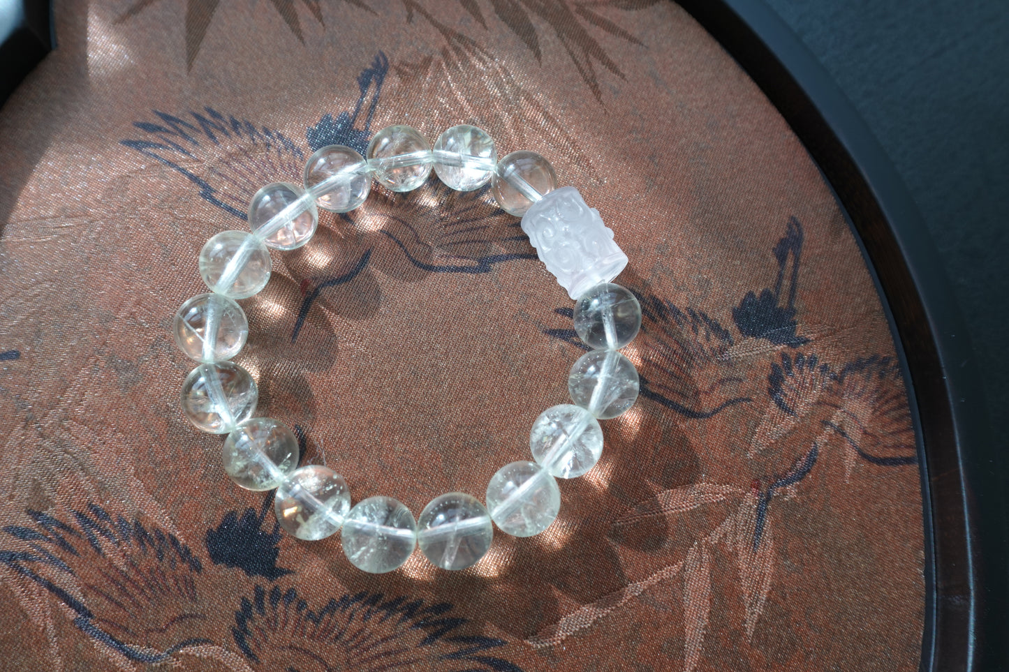 Amber Calcite Crystal Bracelet
