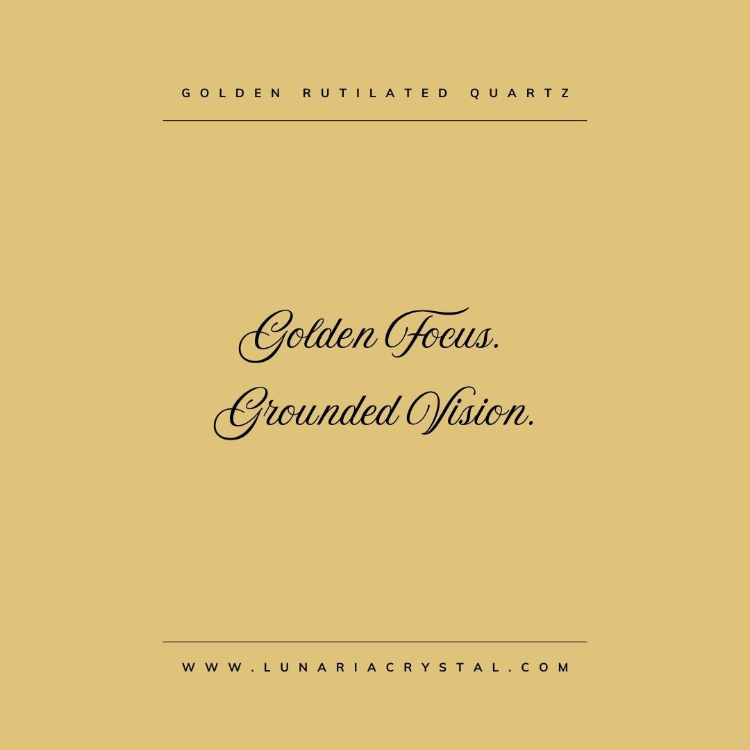 Golden Rutilated Quartz