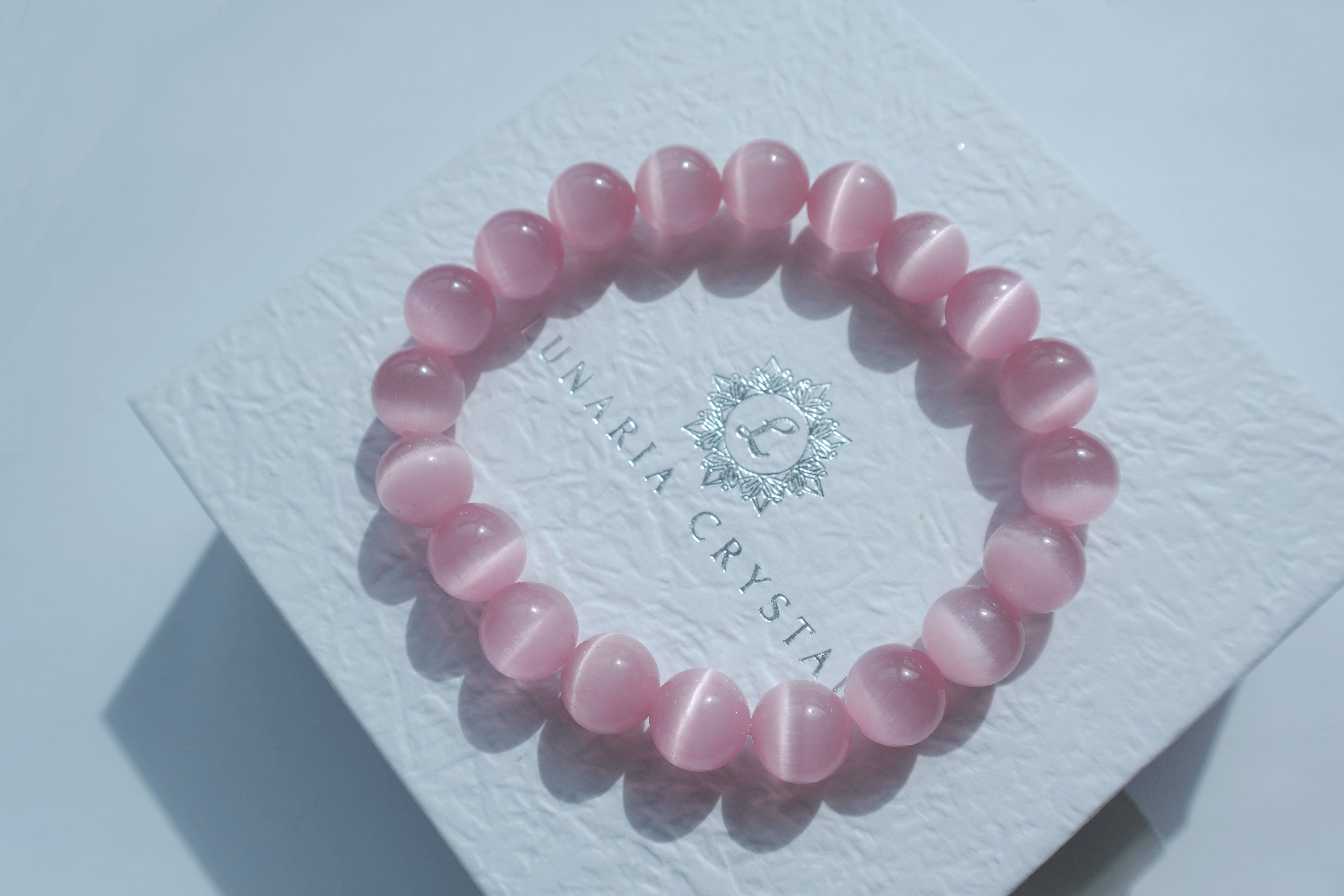 Cat’s Eye Stone Crystal Bracelet