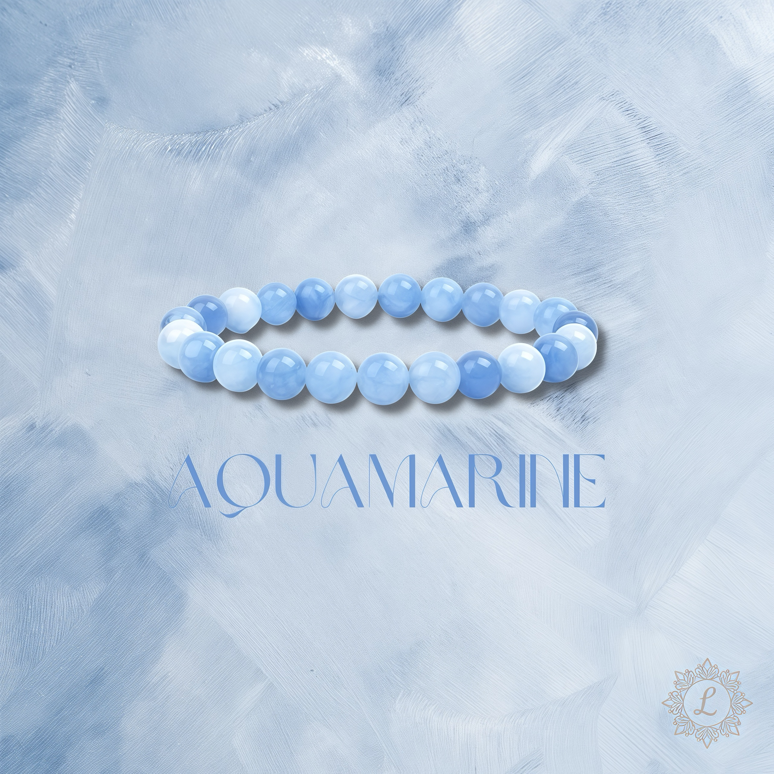 Aquamarine Crystal Bracelet